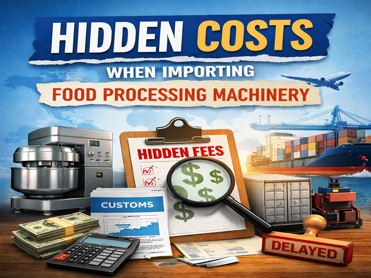 Hidden Costs When Importing Food Processing Machinery