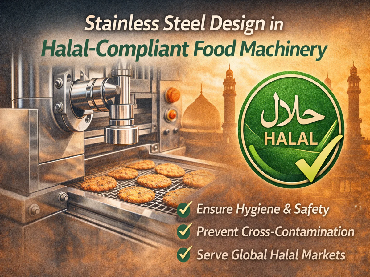 Stainless Steel Design in Halal-Compliant Food Machinery