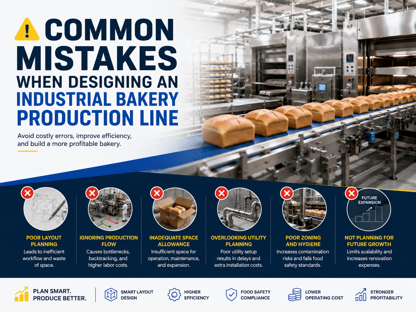 Common Mistakes When Designing an Industrial Bakery Production Line