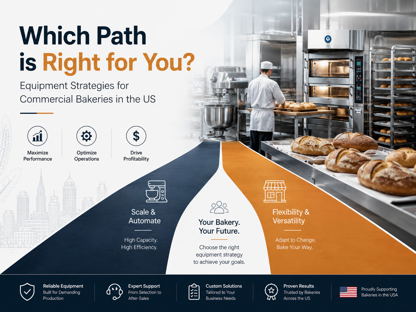 Which Path is Right for You? Equipment Strategies for Commercial Bakeries in the US