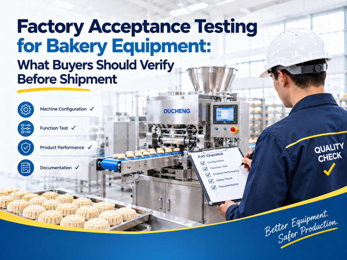 Factory Acceptance Testing for Bakery Equipment: What Buyers Should Verify Before Shipment