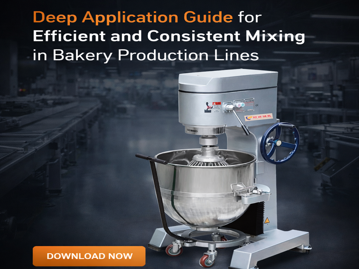 Deep Application Guide for Efficient and Consistent Planetary Mixing in Bakery Production Lines
