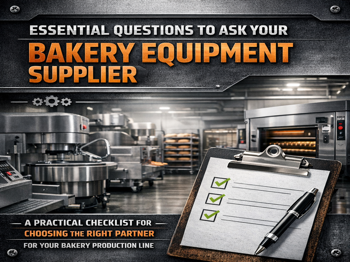 Essential Questions to Ask Your Bakery Equipment Supplier