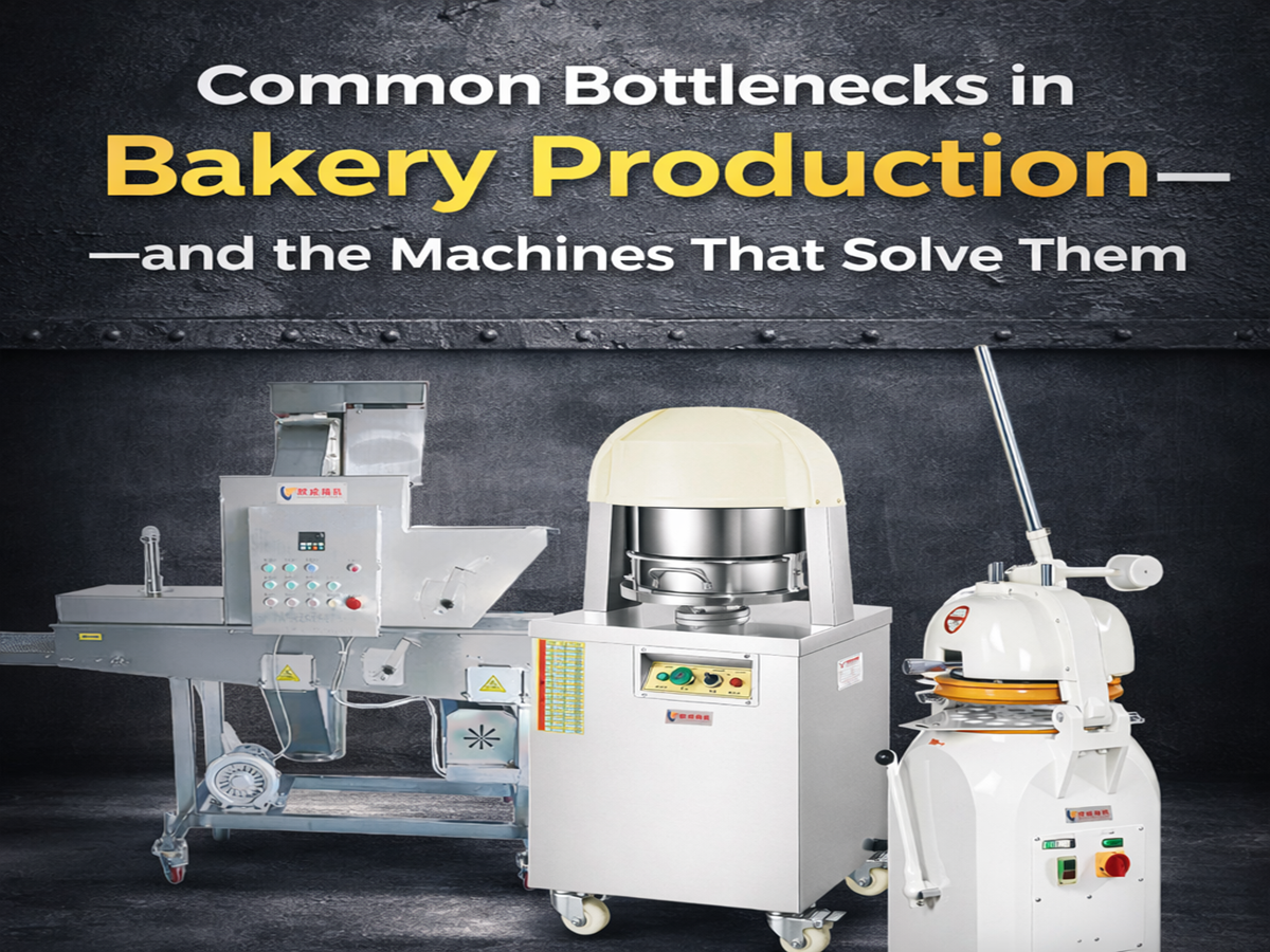 Common Bottlenecks in Bakery Production—and the Machines That Solve Them