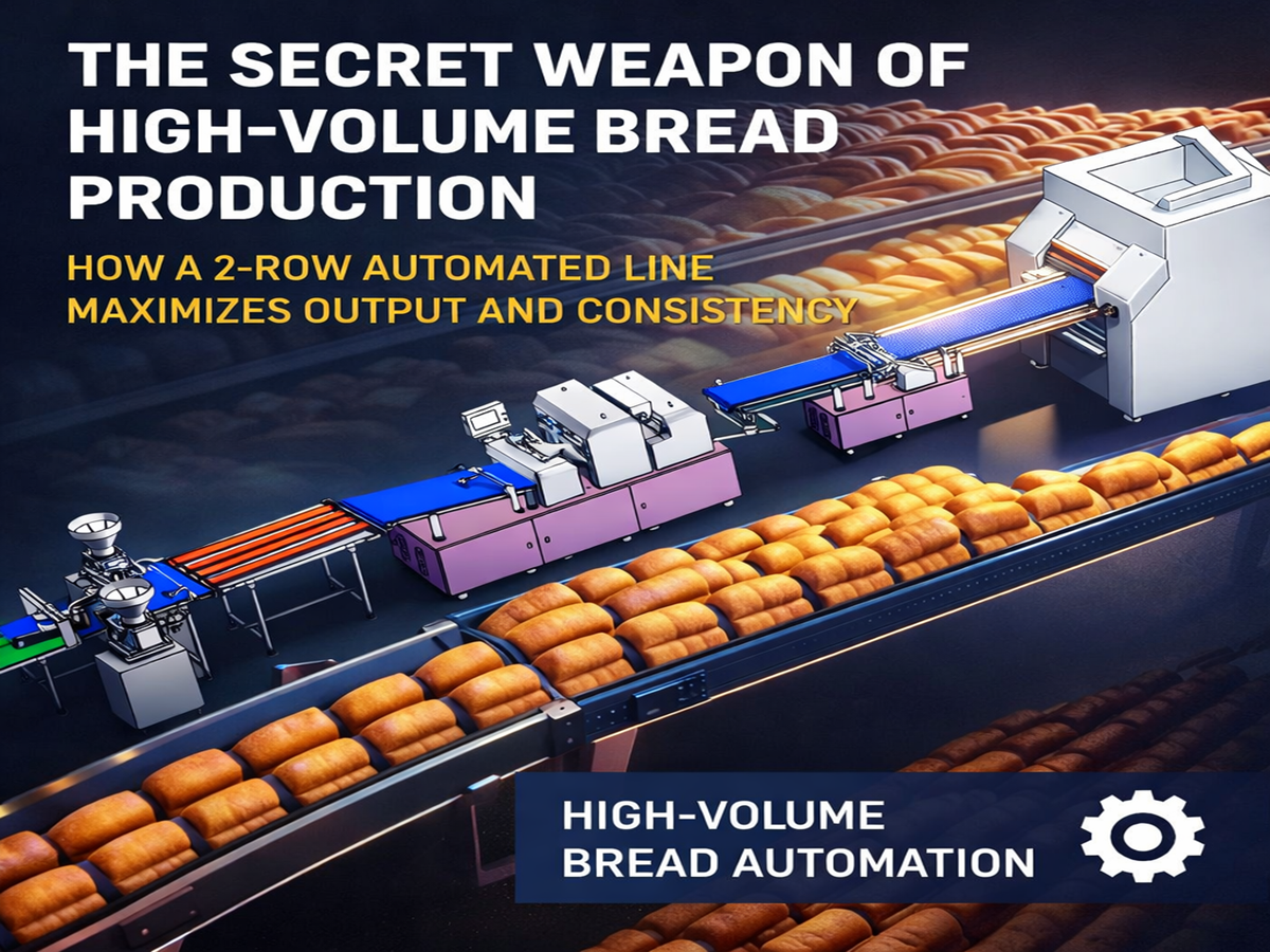 The Secret Weapon of High-Volume Bread Production: How a 2-Row Automated Line Maximizes Output and Consistency