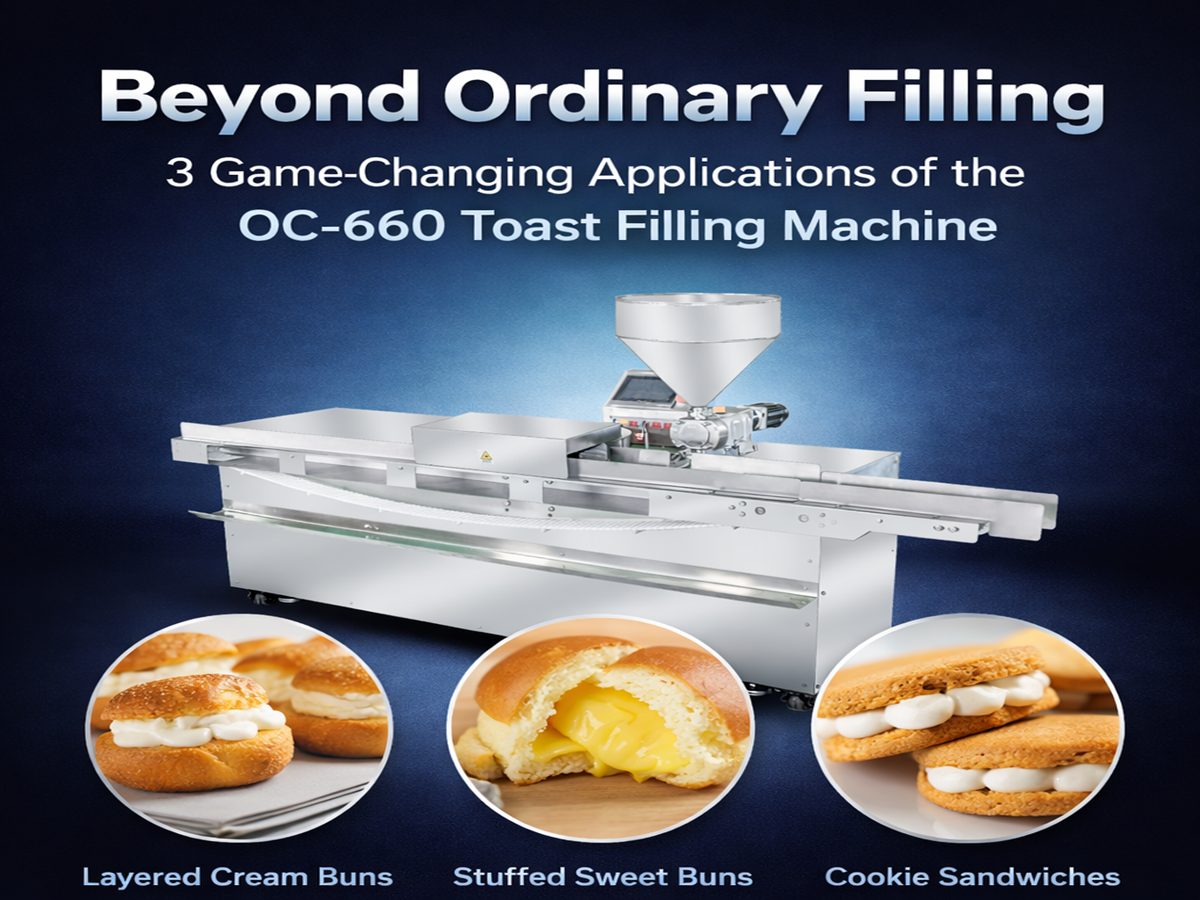 Beyond Ordinary Filling: 3 Game-Changing Applications of the OC-660 Toast Filling Machine