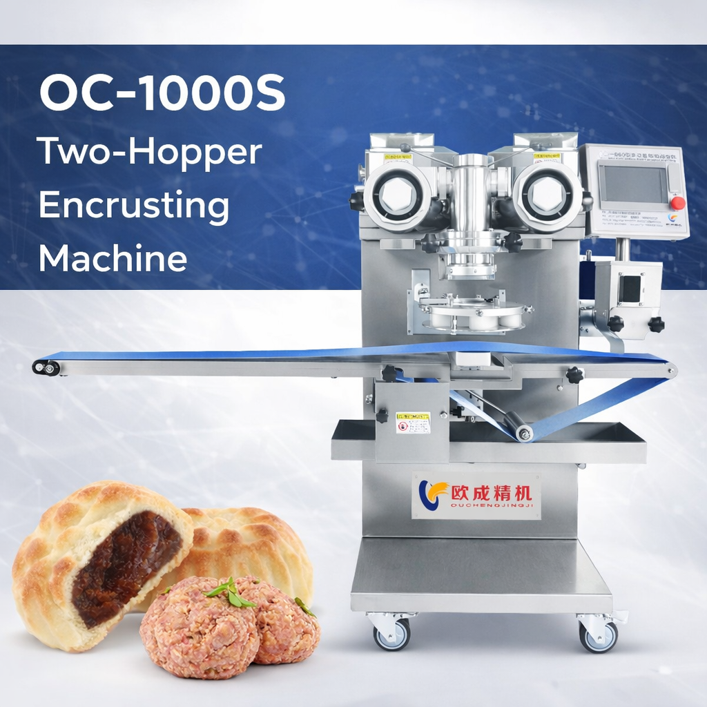 OC-1000S Two-Hopper Encrusting Machine