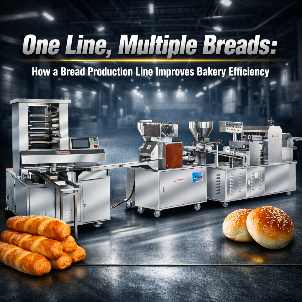 One Line, Various kinds of Breads: How a Bread Production Line Improves Bakery Efficiency
