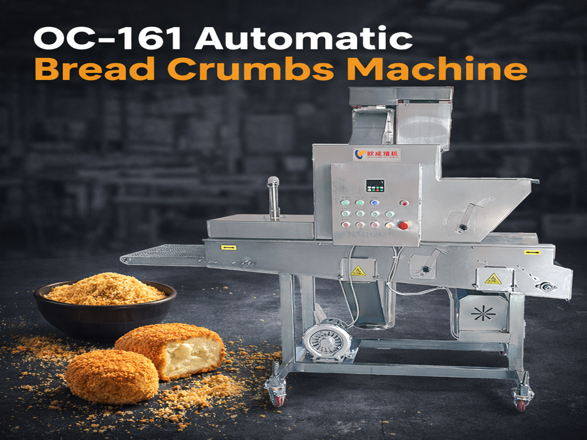 OC-161 Automatic Bread Crumbs Coating Machine: Industrial-Grade Coating Solution