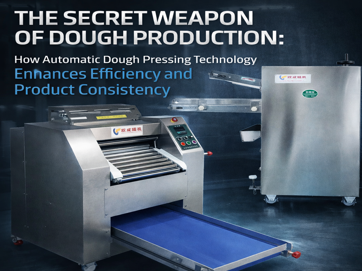The Secret Weapon of Dough Production: How Automatic Dough Pressing Technology Enhances Efficiency and Product Consistency