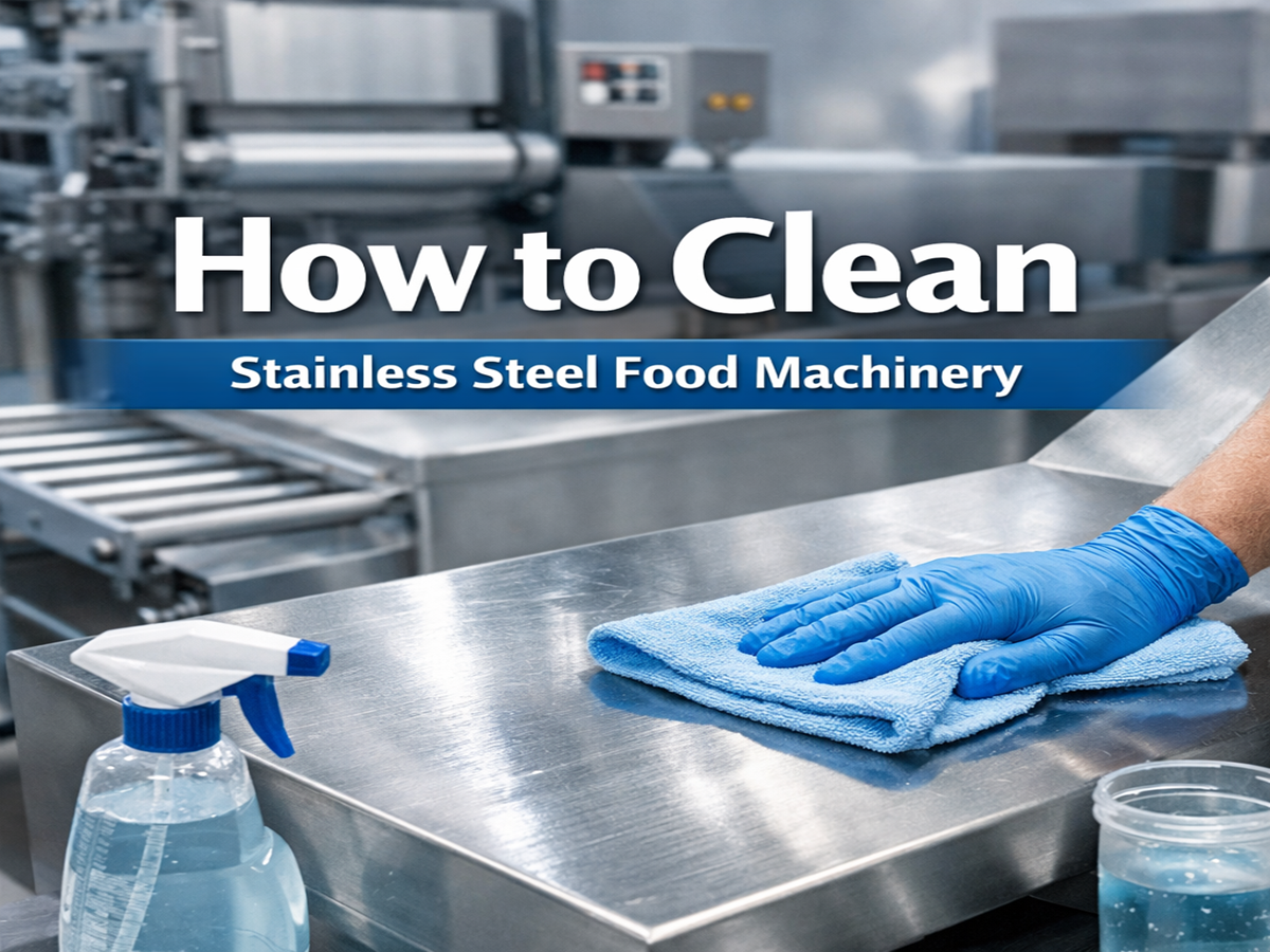 How to Clean Stainless Steel Food Machinery: A Food-Safe, Industry-Proven Guide