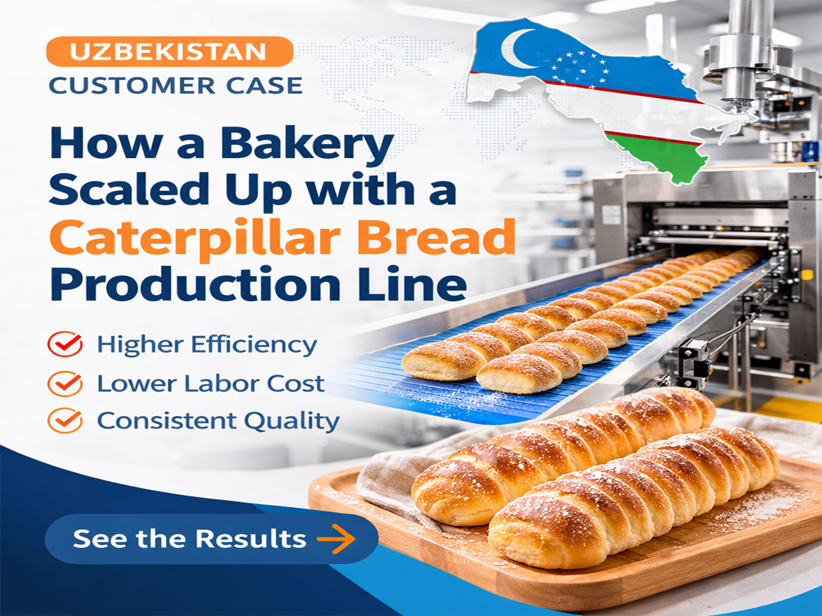 From Handmade to High-Output: How a Caterpillar Bread Production Line Helped a Bakery in Uzbekistan Scale Up