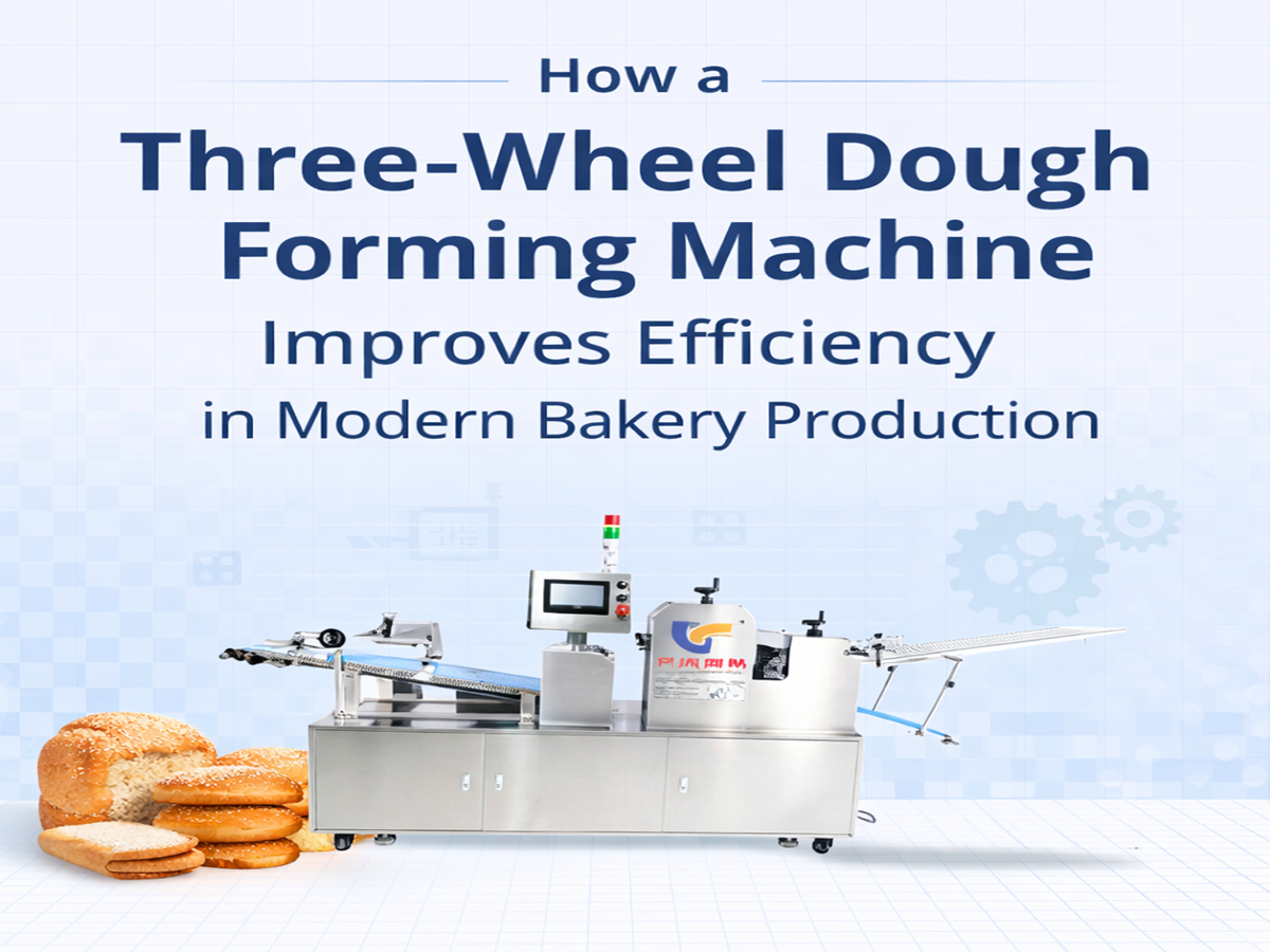 How a Three-Wheel Dough Forming Machine Improves Efficiency in Modern Bakery Production