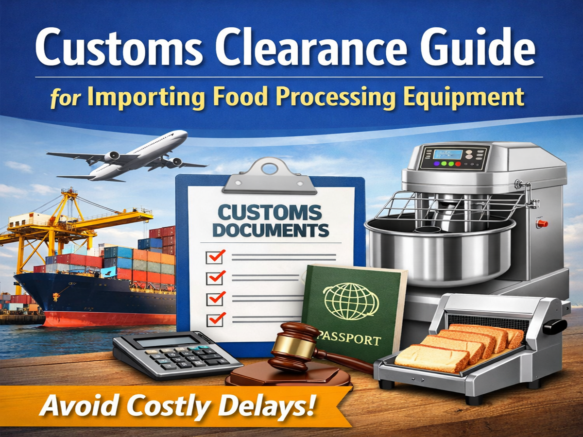 Customs Clearance Guide for Importing Food Processing Equipment (Avoid Costly Delays)