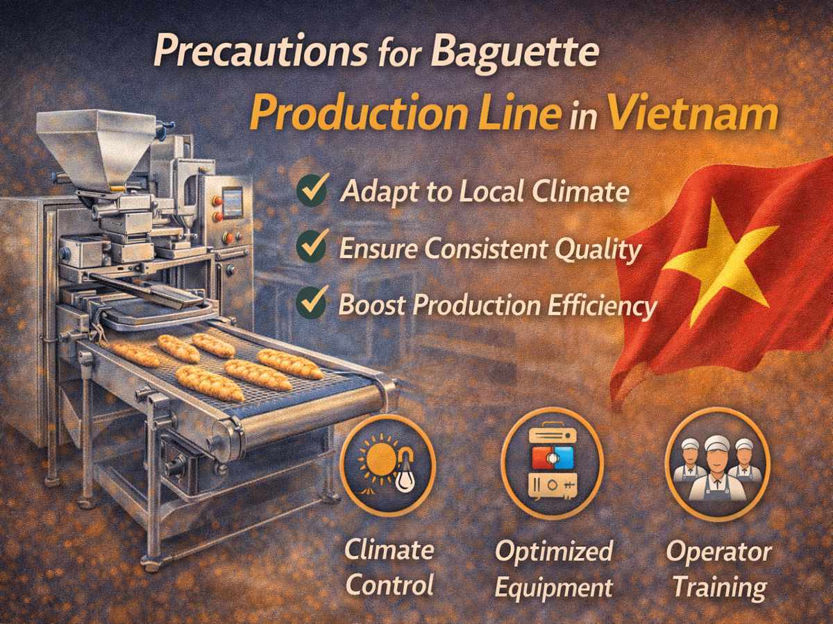 Precautions for Baguette Production Line in Vietnam