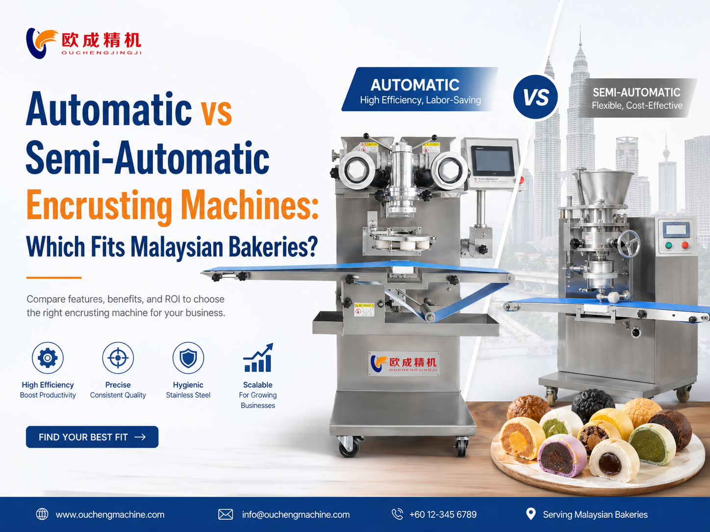 Automatic vs Semi-Automatic Encrusting Machines: Which Fits Malaysian Bakeries?