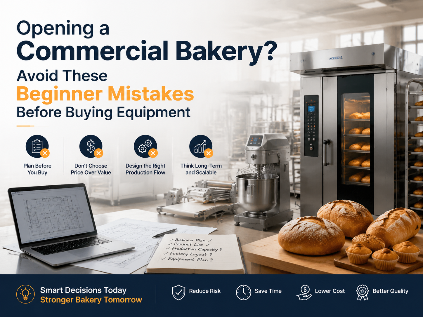 Opening a Commercial Bakery? Avoid These Beginner Mistakes Before Buying Equipment