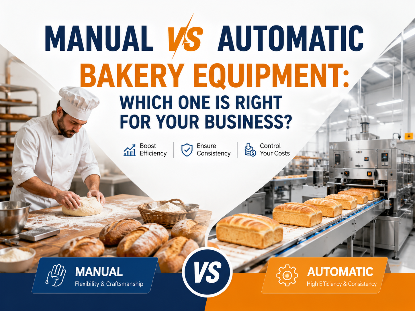 Manual vs Automatic Bakery Equipment: Which One Is Right for Your Business?