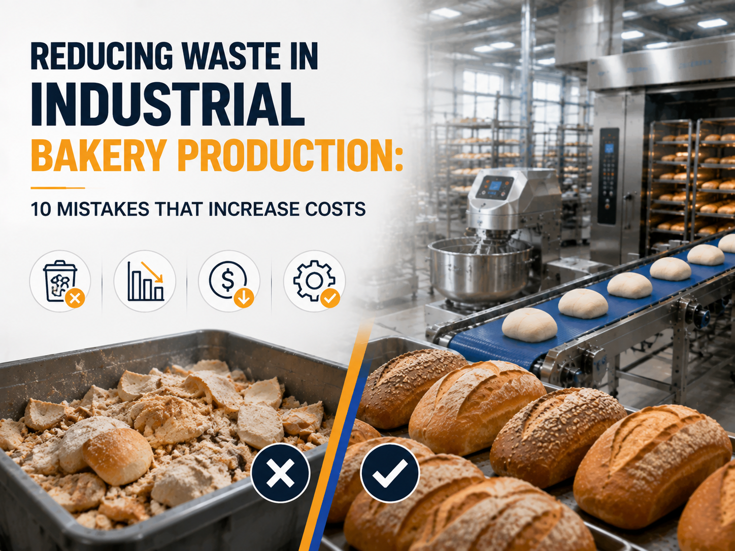 Reducing Waste in Industrial Bakery Production: 10 Mistakes That Increase Costs