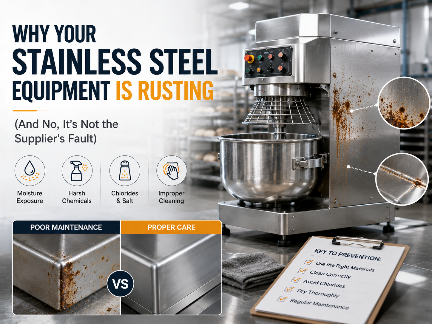 Why Your Stainless Steel Equipment Is Rusting (And No, It's Not the Supplier's Fault)