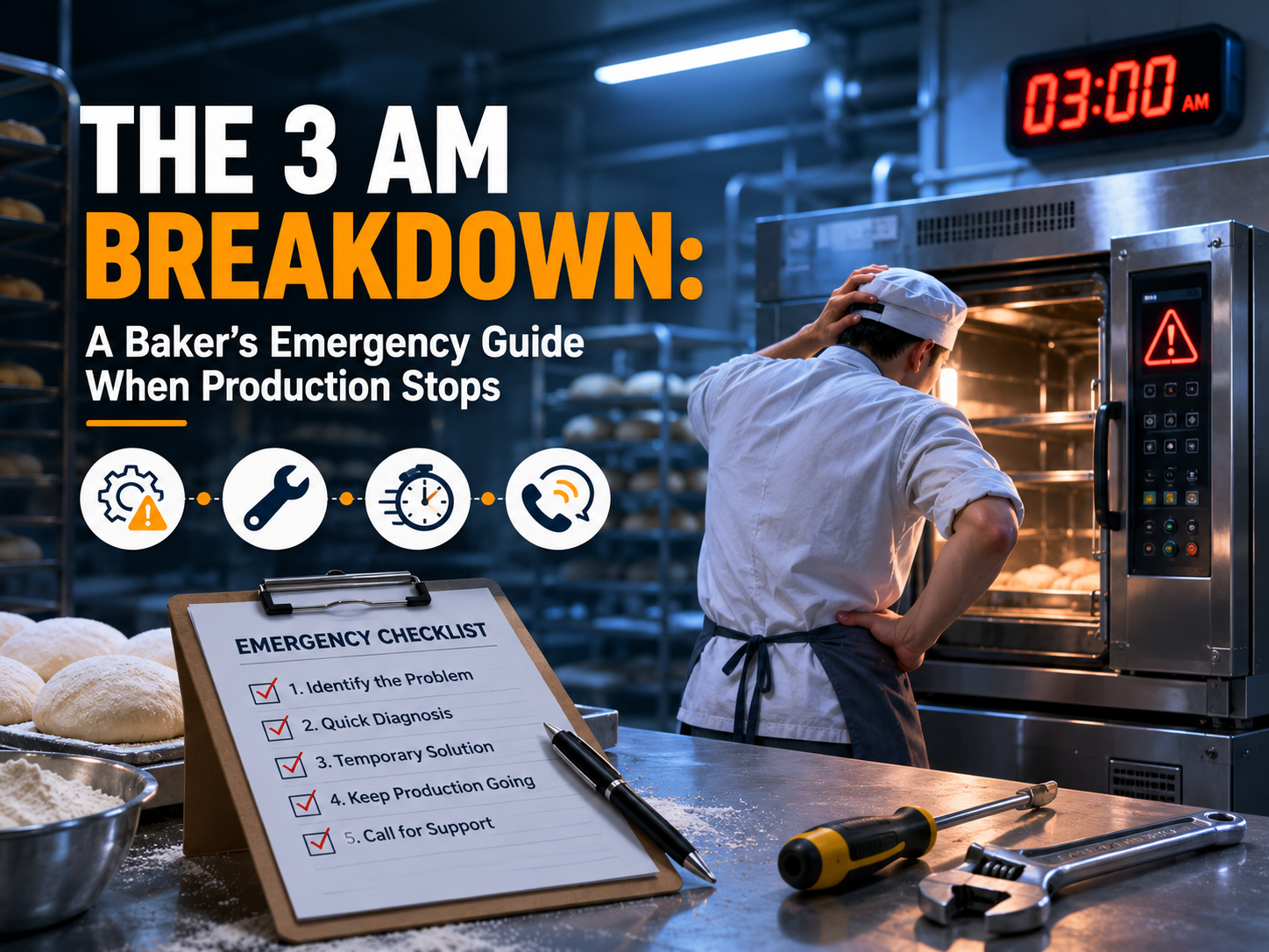 The 3 AM Breakdown: A Baker's Emergency Guide When Production Stops