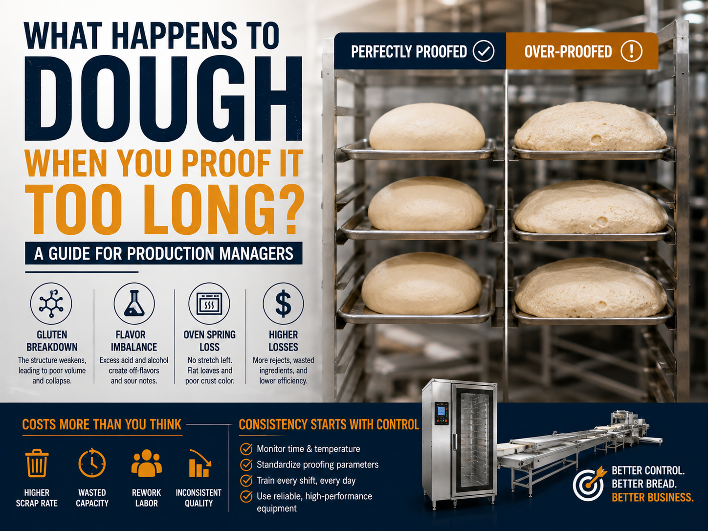 What Happens to Dough When You Proof It Too Long? A Guide for Production Managers