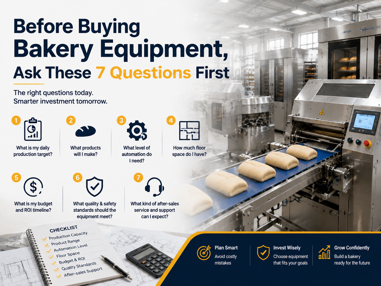Before Buying Bakery Equipment, Ask These 7 Questions First