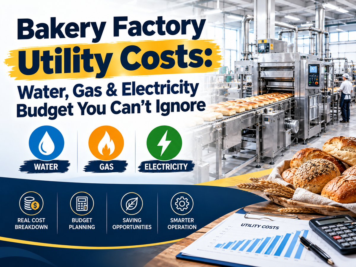 Bakery Factory Utility Costs: Water, Gas &amp; Electricity Budget You Can't Ignore