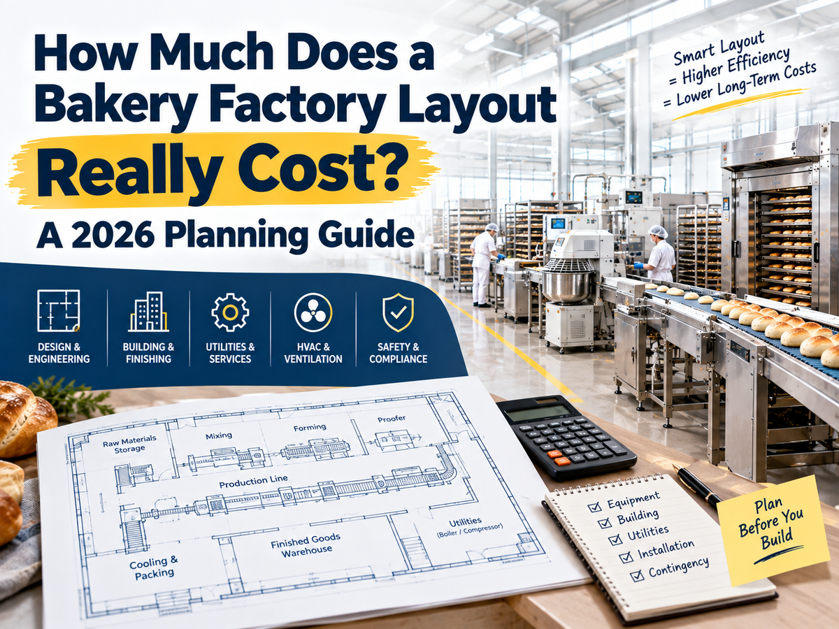 How Much Does a Bakery Factory Layout Really Cost? A 2026 Planning Guide