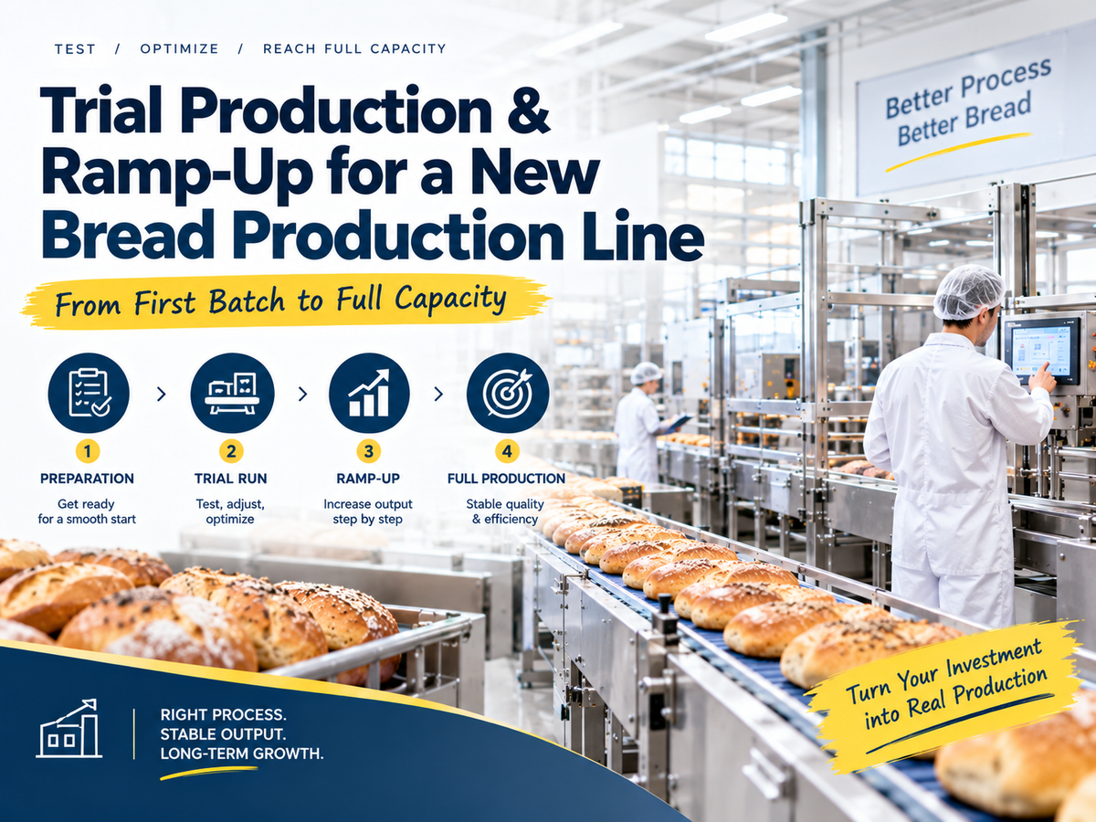 Trial Production & Ramp-Up for a New Bread Production Line
