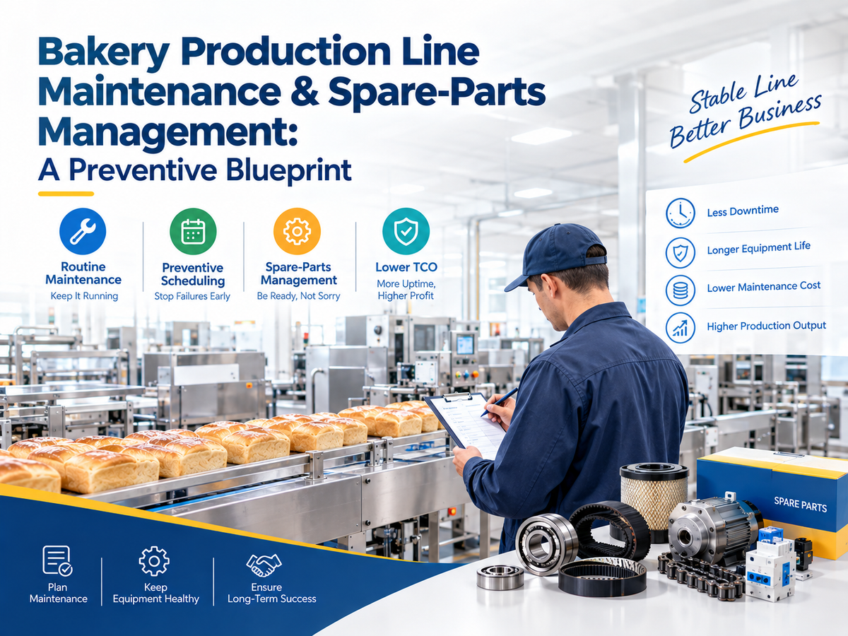 Bakery Production Line Maintenance & Spare-Parts Management: A Preventive Blueprint