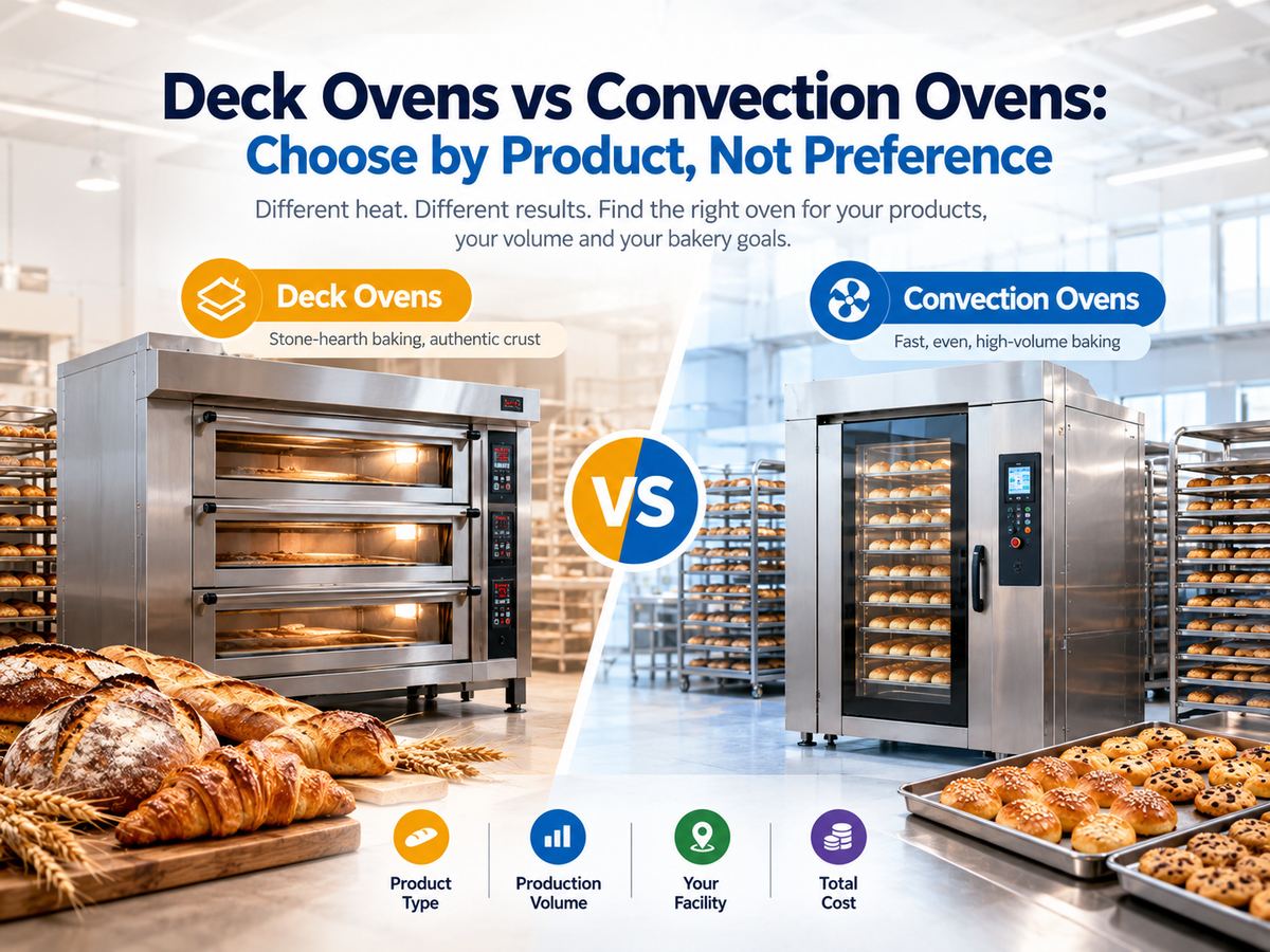 Deck Ovens vs Convection Ovens: Choose by Product, Not Preference