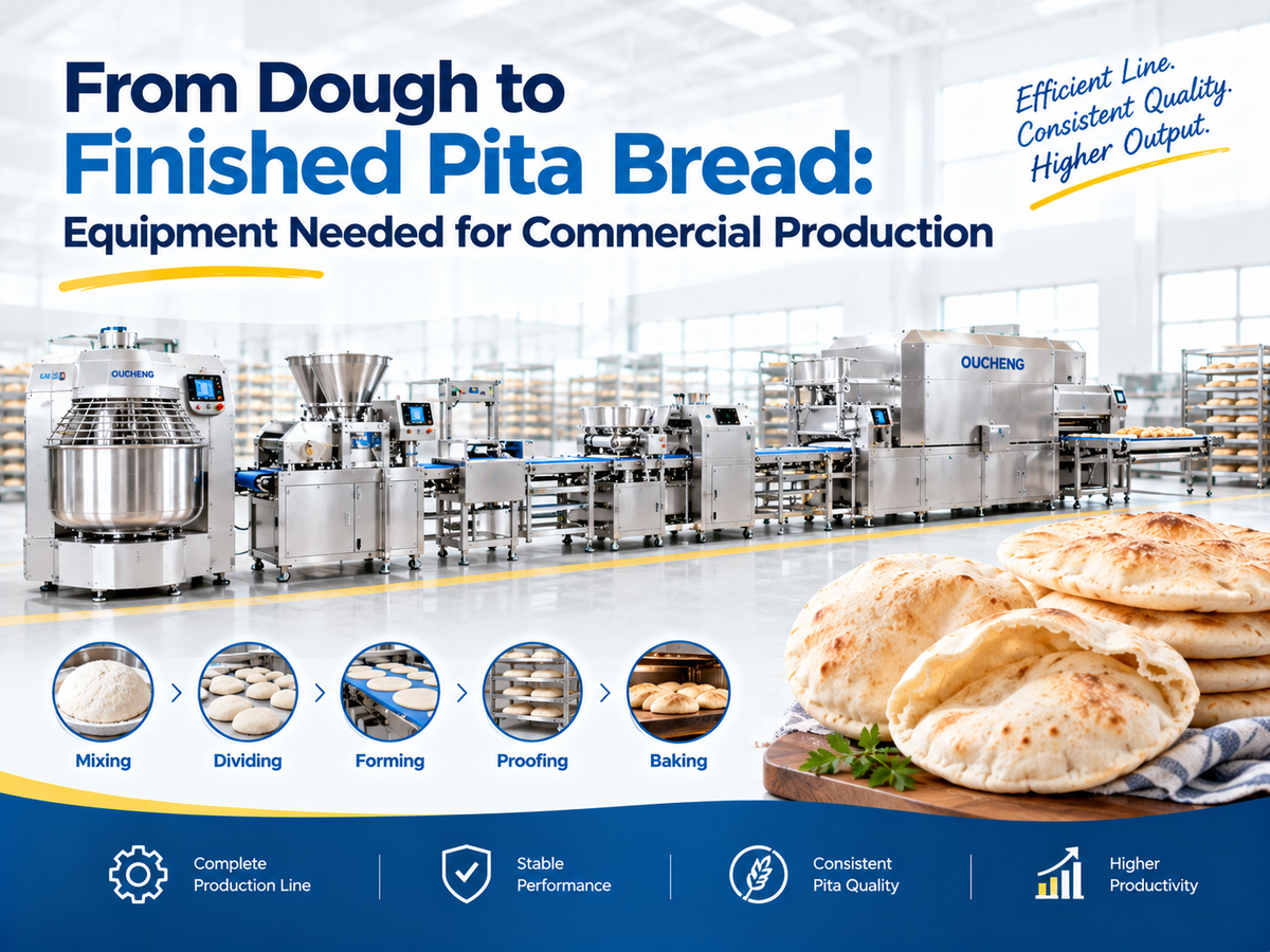 From Dough to Finished Pita Bread: Equipment Needed for Commercial Production