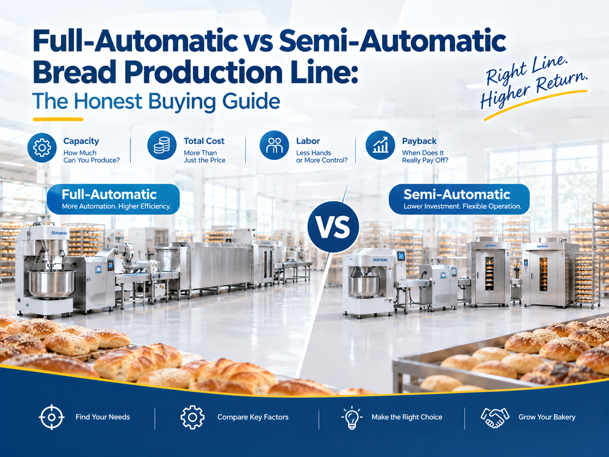 Full-Automatic vs Semi-Automatic Bread Production Line: The Honest Buying Guide