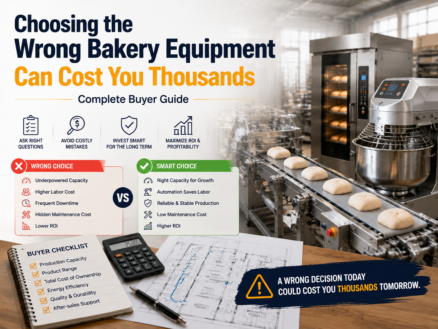 Choosing the Wrong Bakery Equipment Can Cost You Thousands: Complete Buyer Guide