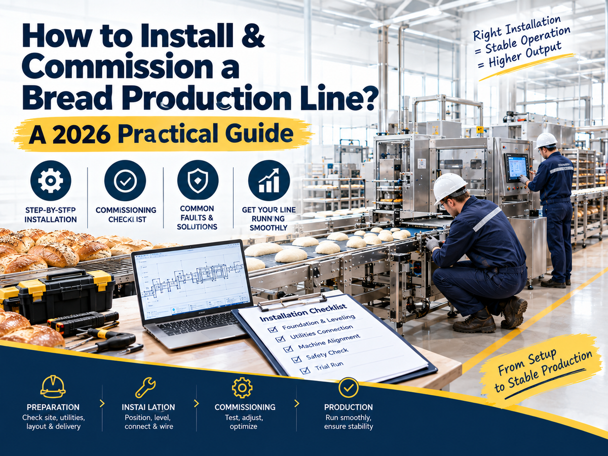 How to Install & Commission a Bread Production Line? A 2026 Practical Guide