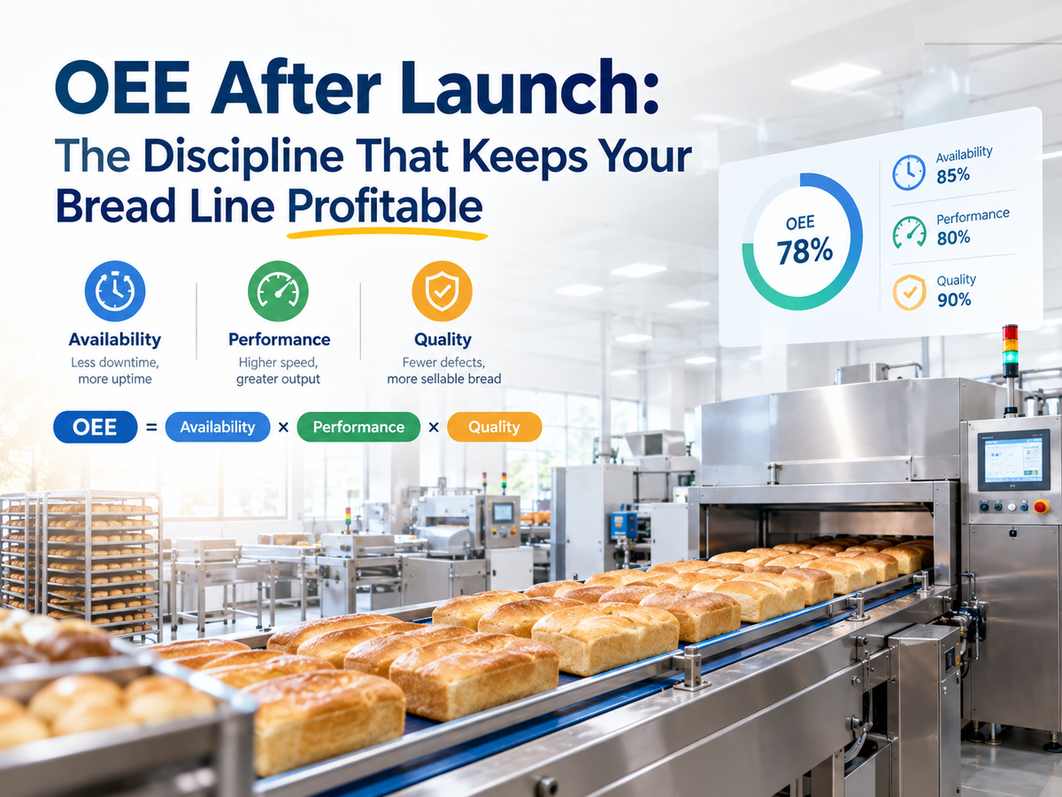 OEE After Launch: The Discipline That Keeps Your Bread Line Profitable