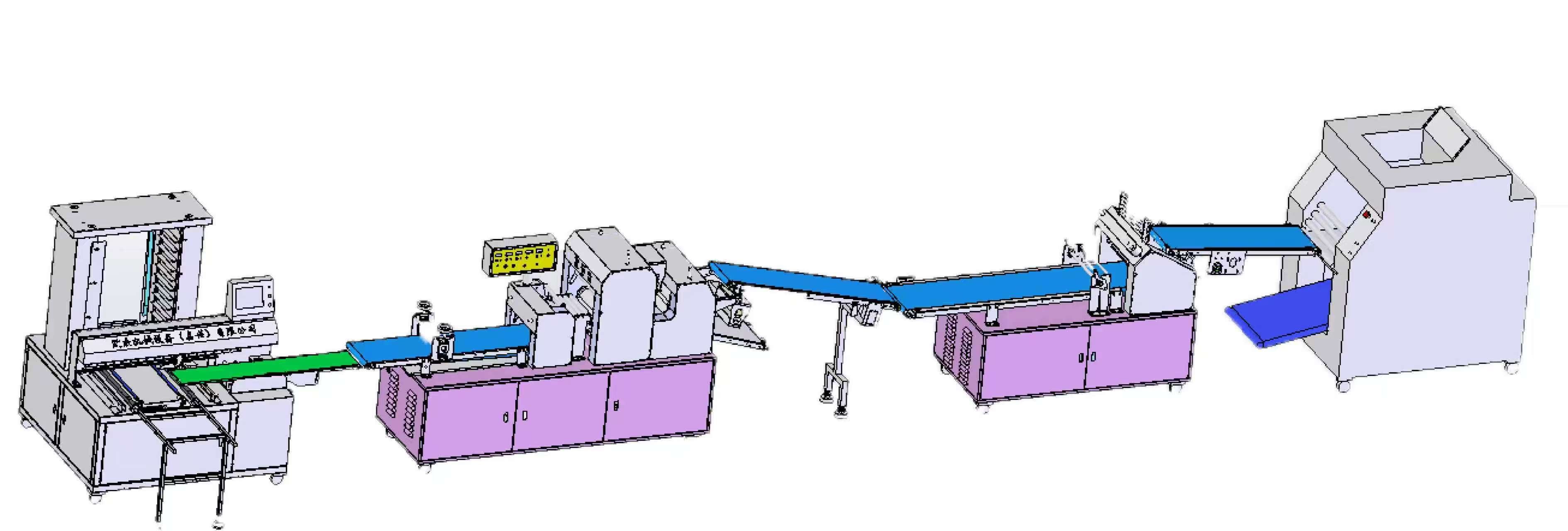 OC-1568H Automatic Flatbread Production Line | Production Line Oucheng Machinery