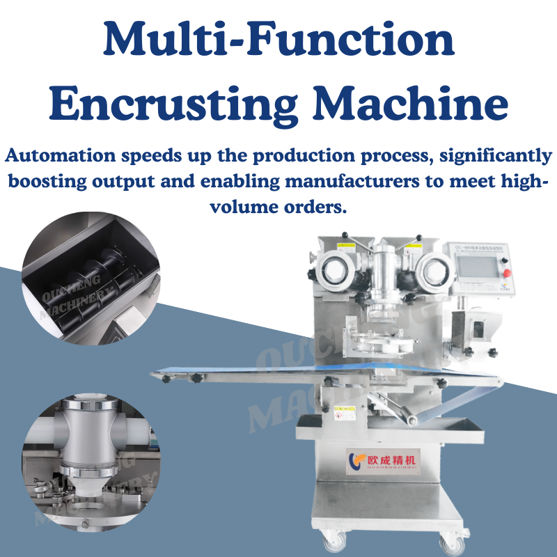 OC-1000S Two-Hopper Encrusting Machine | Automated Dough Filling System Oucheng Machinery
