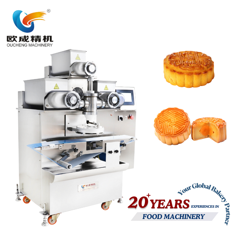OC-1000 Three-Hopper Encrusting Machine | High-Capacity Automated Filling System Oucheng Machinery