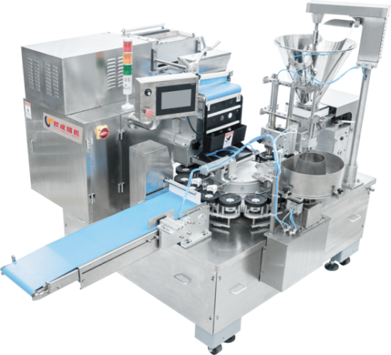 OC-866 Fully Automatic Steam Shaomai & Dry-Steamed Forming Machine | Dual-Row Production System Oucheng Machinery