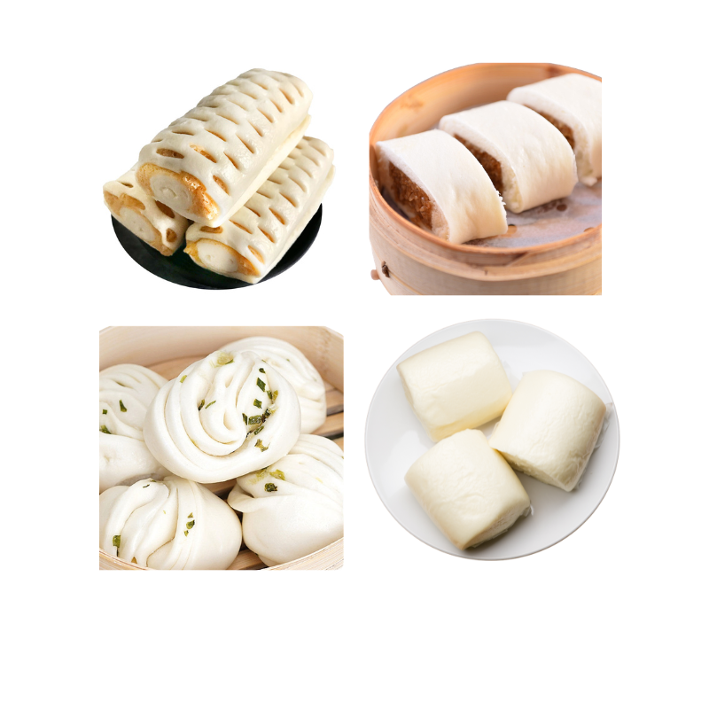 OC-1589-A Automatic Steamed Bun Production Line for Mantou & Flower Rolls Oucheng