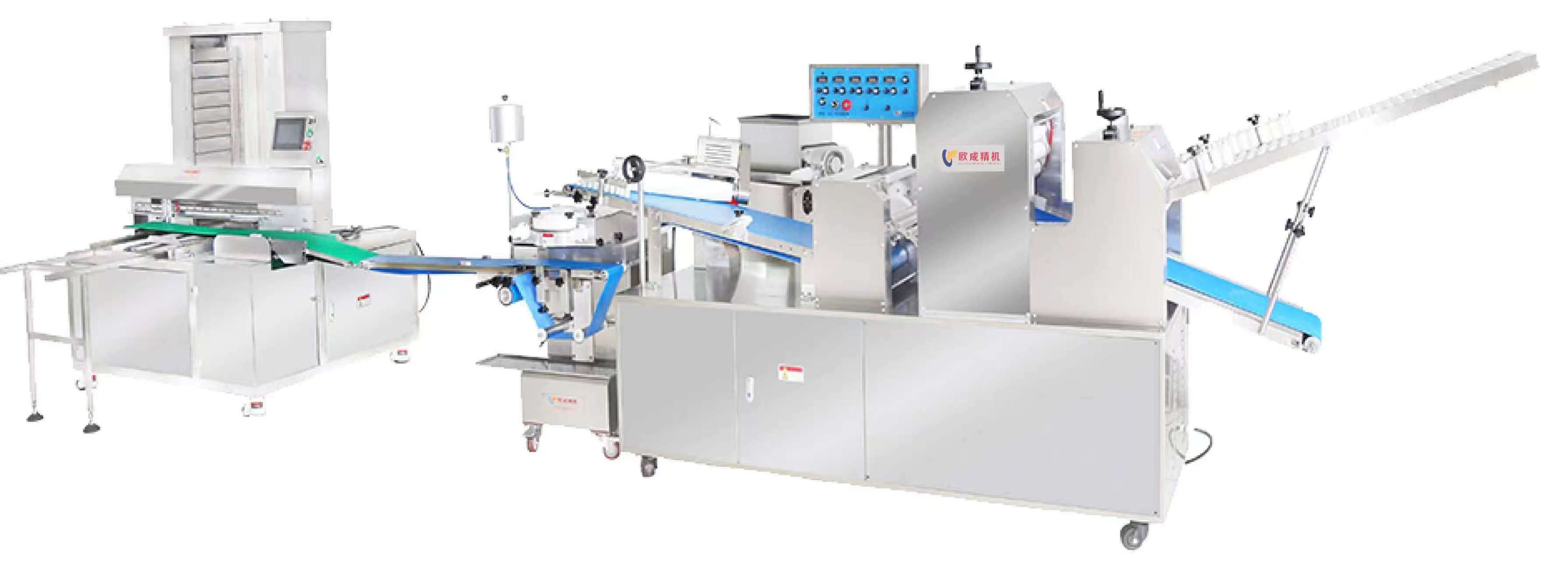 OC-1568D Fully Automatic Shortbread Production Line | Production Line Oucheng Machinery