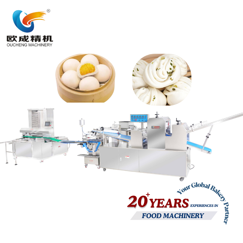 OC-1588-B Fully Automatic Bun, Steamed Stuffed Bun, Steamed Roll Production Line (Three-Wheel Model) | Production Line Oucheng Machinery