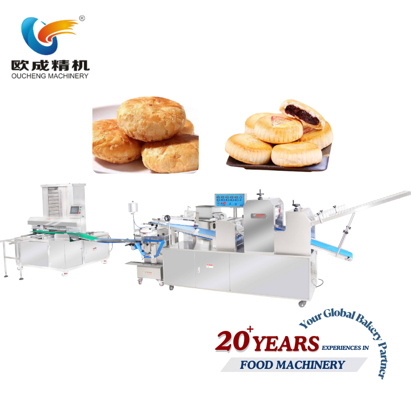 OC-1568D Fully Automatic Shortbread Production Line | Production Line Oucheng Machinery