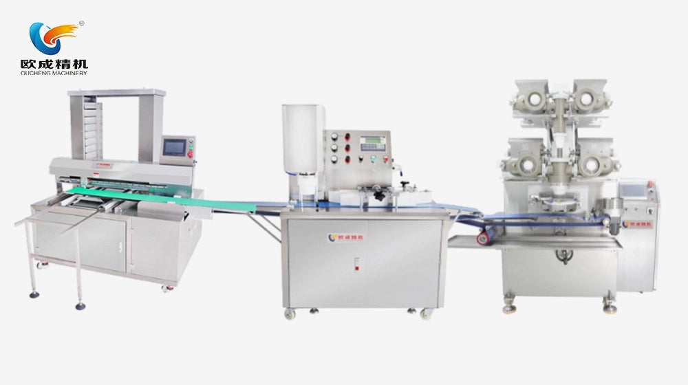 OC-1568A Fully Automatic Mooncake Maamoul Production Line | Multi-Purpose Bakery Equipment Oucheng Machinery
