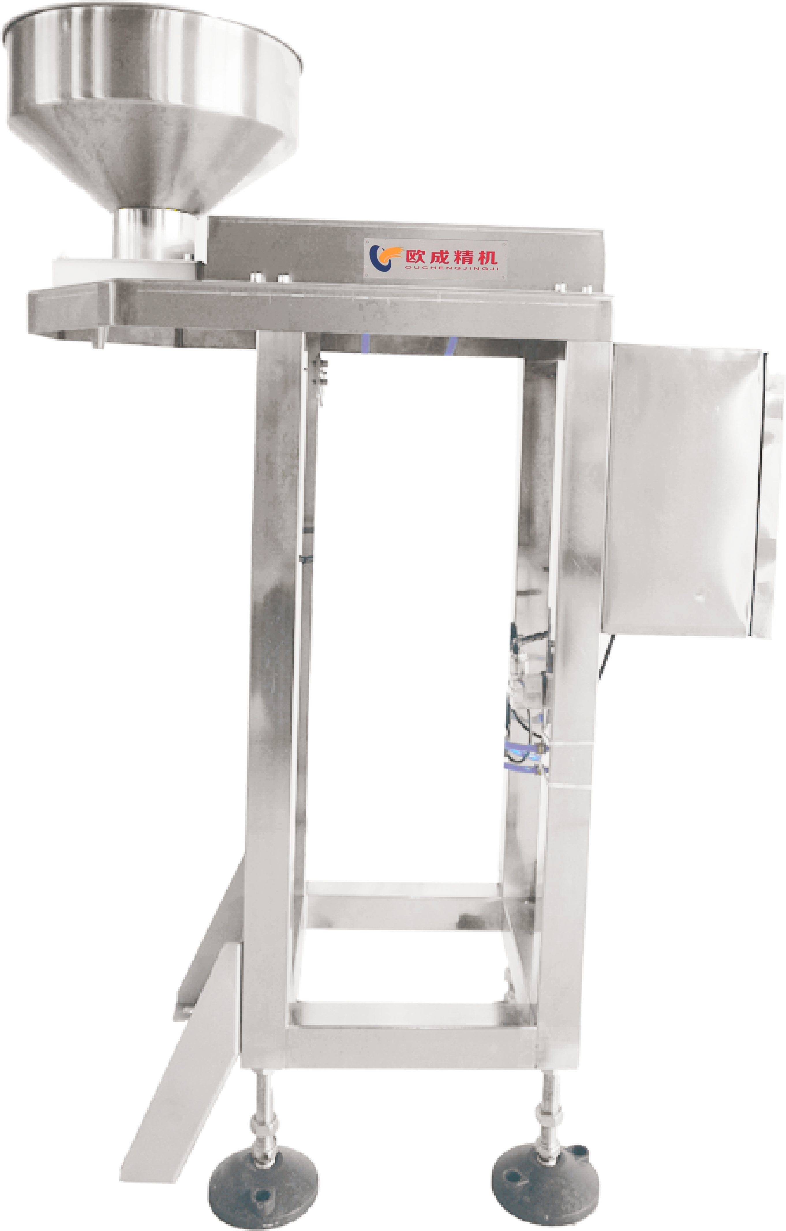 OC-807 Sesame & Chocolate Chip Spreading Machine | High-Speed Topping Dispenser 20-110 Pcs/Min Oucheng Machinery