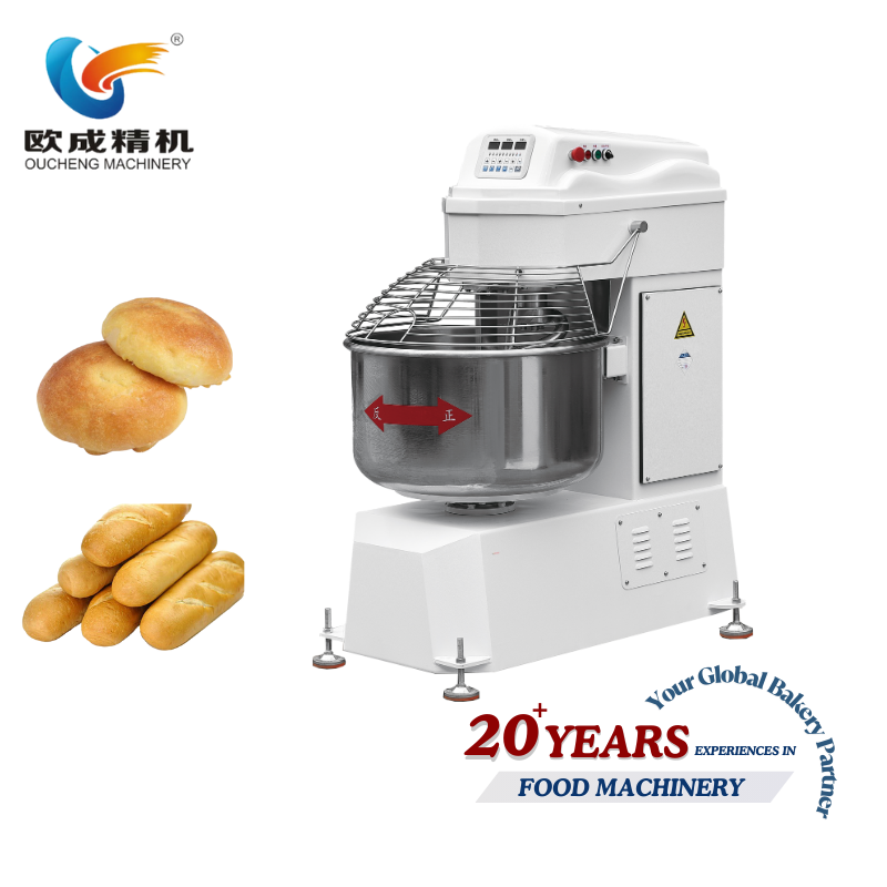 OC-25/50/75/100/125 Vertical Dough Mixer | 25-125KG Commercial Spiral Mixer Series Oucheng Machinery