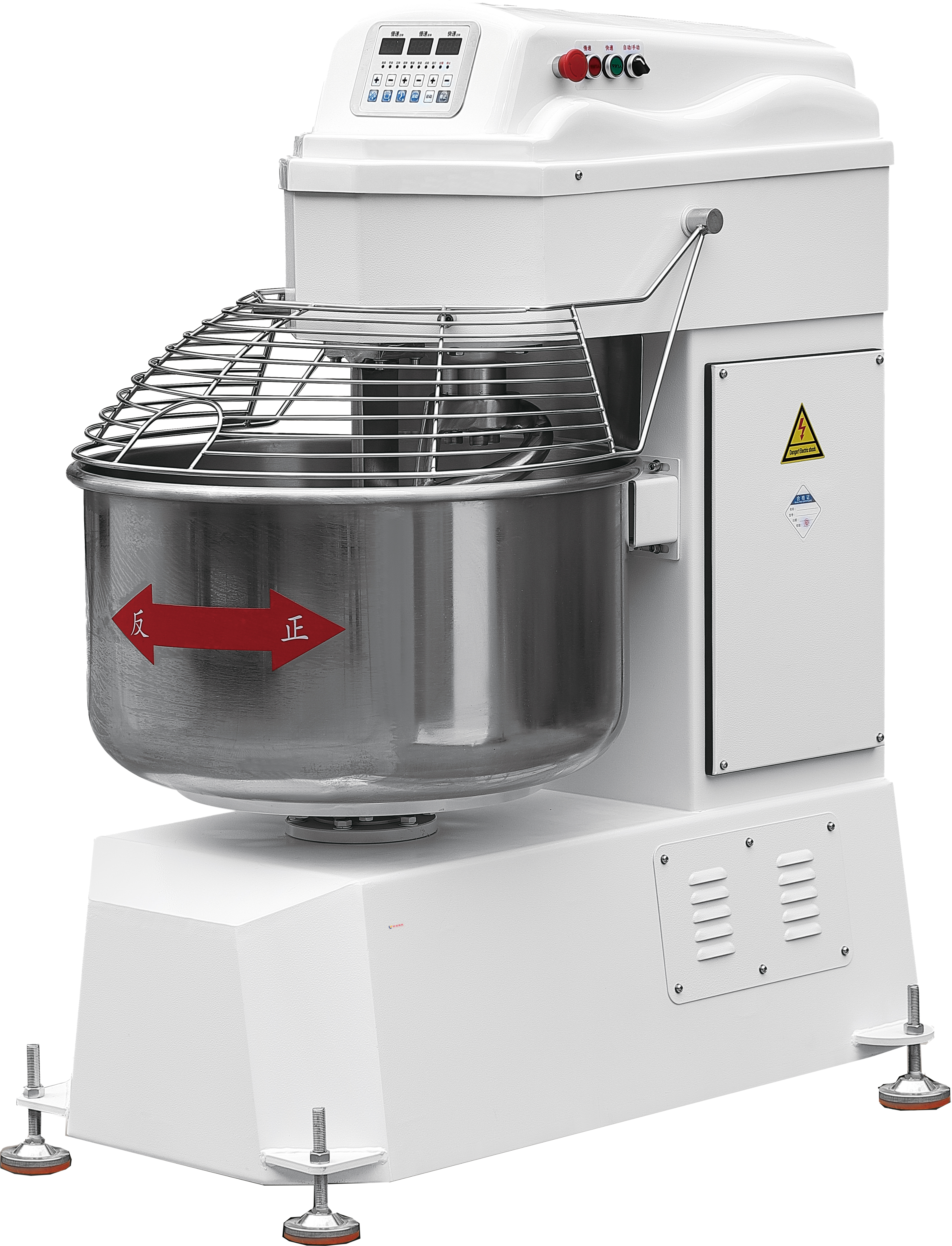 OC-25/50/75/100/125 Vertical Dough Mixer | 25-125KG Commercial Spiral Mixer Series Oucheng Machinery