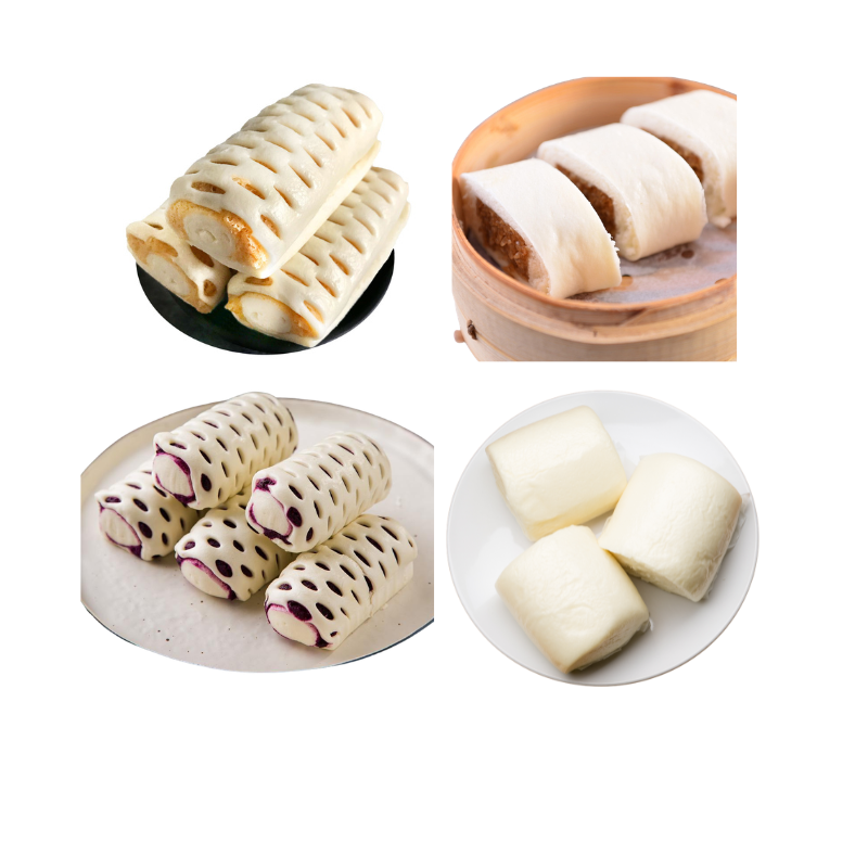 OC-1589-B Double-Row Steamed Bun Production Line | Automatic Mantou & Flower Roll Making Machine Oucheng